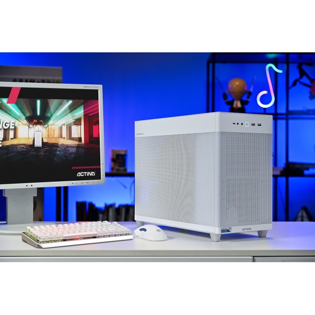 Actina 5901443431657 PC AMD Ryzen 7 9700X 32 GB DDR5-SDRAM 1 TB SSD AMD Radeon RX 9070 XT Mini Tower White