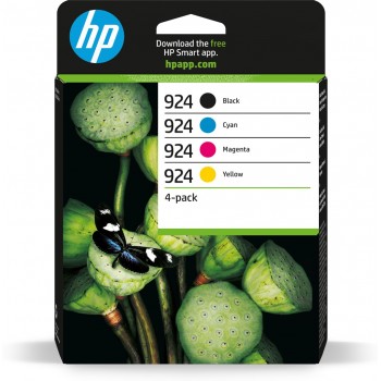 HP 924 ink - black, yellow, cyan, magenta
