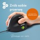 R-Go Tools Ergonomic mouse R-Go HE Break with break software, large (hand size 185 mm), right-handed, Wired, black