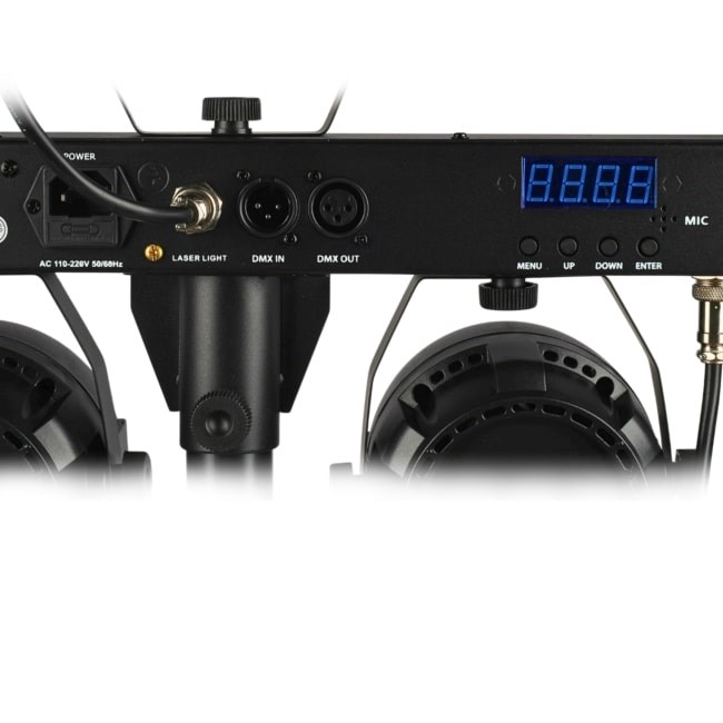 LIGHT4ME Belka LED Par Derby Laser - lighting kit