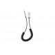 Baseus CABA01-01 audio cable 0.5 m 3.5mm USB Type-A Black