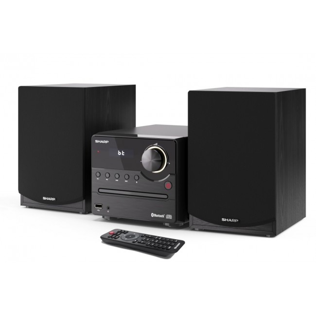 Sharp XL-B512(BK) Hi-Fi Micro System, CD/FM/USB/Bluetooth v5.0, 45W, Black Sharp | Hi-Fi Micro System | XL-B512(BK) | USB port | AUX in | Bluetooth | CD player | Black | FM radio | Wireless connection Sharp XL-B512(BK) Hi-Fi Micro System, CD/FM/USB/Bluetooth v5.0, 45W, Black Sharp | Hi-Fi Micro System | XL-B512(BK) | USB port | AUX in | Bluetooth | CD player | Black | FM radio | Wireless connection