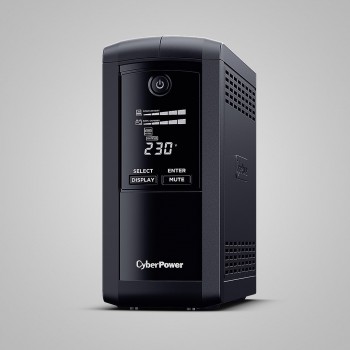 CyberPower Tracer III VP1000ELCD-FR uninterruptible power supply (UPS) Line-Interactive 1 kVA 550 W 4 AC outlet(s) CyberPower Tracer III VP1000ELCD-FR uninterruptible power supply (UPS) Line-Interactive 1 kVA 550 W 4 AC outlet(s)