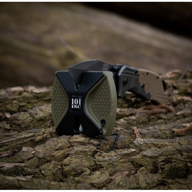 Commander Rescue 101 INC Knife, Black/Tan