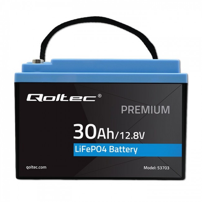 Battery LiFePO4 12.8V 30Ah 384Wh w/ BMS