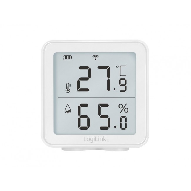 LogiLink SC0116 hygrometer/psychrometer Indoor Electronic hygrometer White