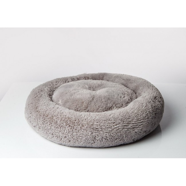 GO GIFT Shaggy grey M - pet bed - 57 x 57 x 10 cm