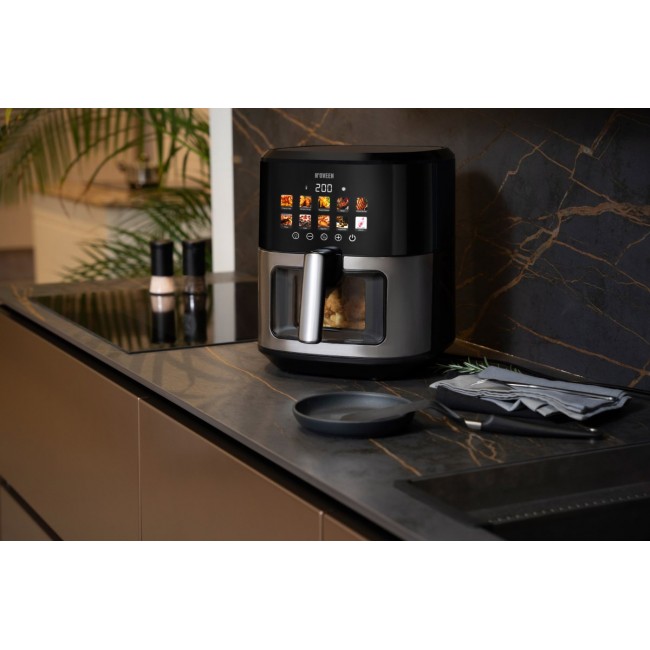 N'oveen AF770 X-LINE Greaseless deep fat fryer Black, Silver N'oveen AF770 X-LINE Greaseless deep fat fryer Black, Silver