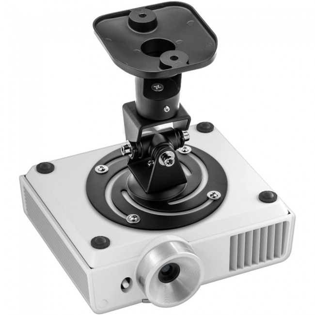 Techly Universal Ceiling Bracket for Projector, Black ICA-PM 100BK Techly Universal Ceiling Bracket for Projector, Black ICA-PM 100BK