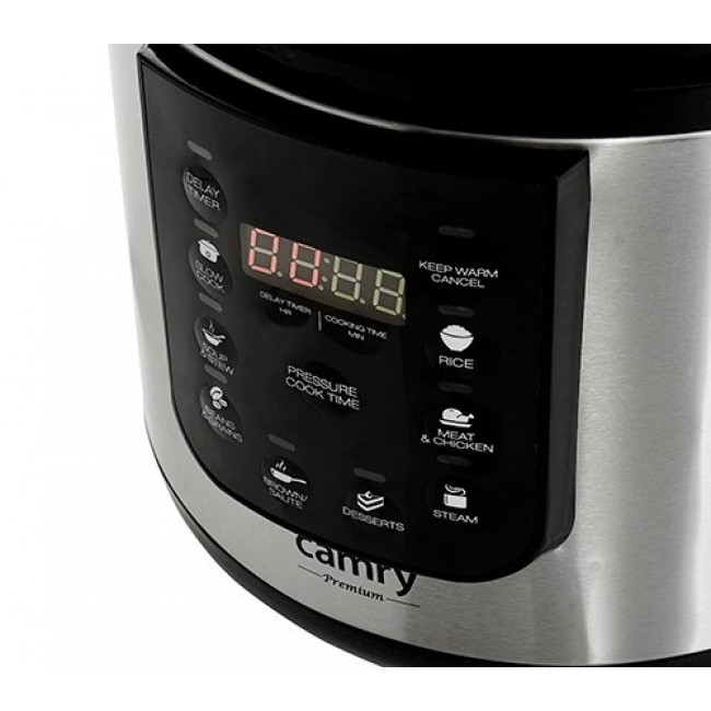 Camry CR 6409 multi cooker 6 L 1000 W Black,Stainless steel Camry CR 6409 multi cooker 6 L 1000 W Black,Stainless steel