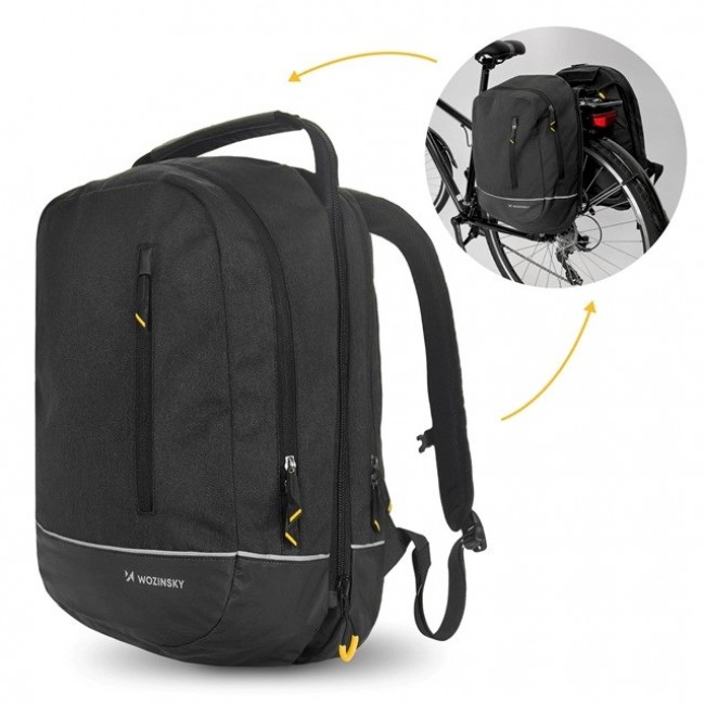 Wozinsky WBB30BK Bike bag/backpack for luggage rack 30l Black Wozinsky WBB30BK Bike bag/backpack for luggage rack 30l Black