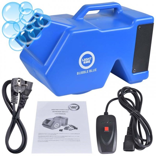 LIGHT4ME BUBBLE BLUE bubble machine for soap bubbles LIGHT4ME BUBBLE BLUE bubble machine for soap bubbles