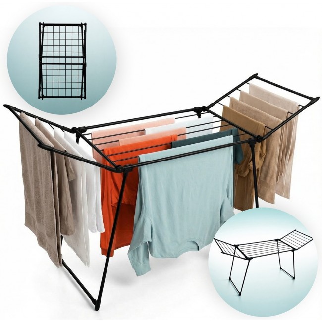 PROMIS SCOPELLO clothes dryer, extendable, black