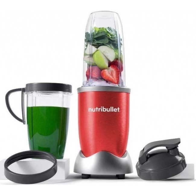 NutriBullet NB907R 0.9 L Cooking blender 900 W Red, Silver