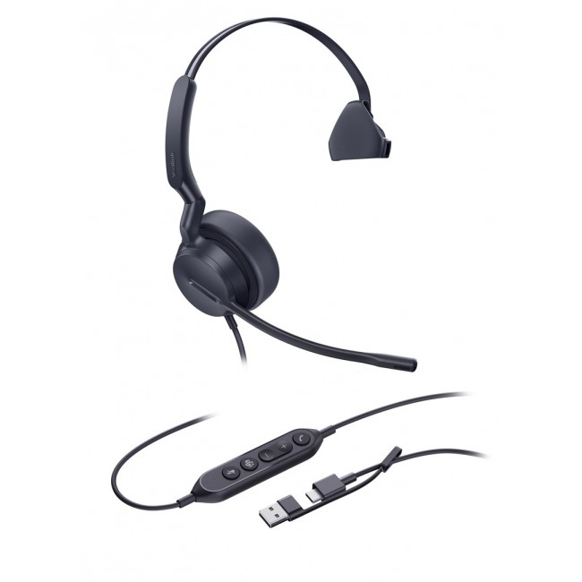 Yealink UH44 Mono Teams USB-C/A Headset Yealink UH44 Mono Teams USB-C/A Headset
