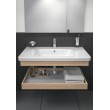 Logis E 100 faucet with pop-up chrome