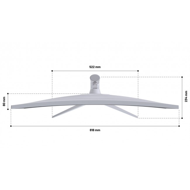 JAPANNEXT JN-IPS340UWQHD60C-C65W-HS-W computer monitor 86.4 cm (34