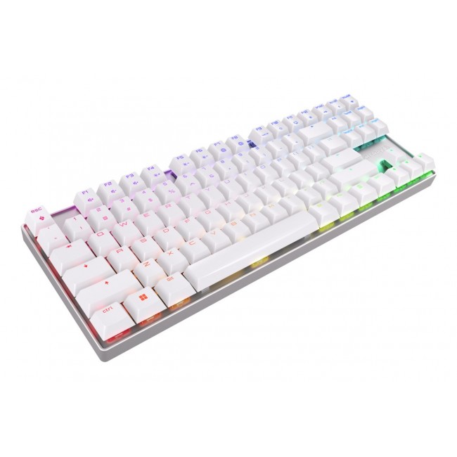 CHERRY MX 8.2 TKL Wireless RGB keyboard Gaming USB + RF Wireless + Bluetooth QWERTZ German White
