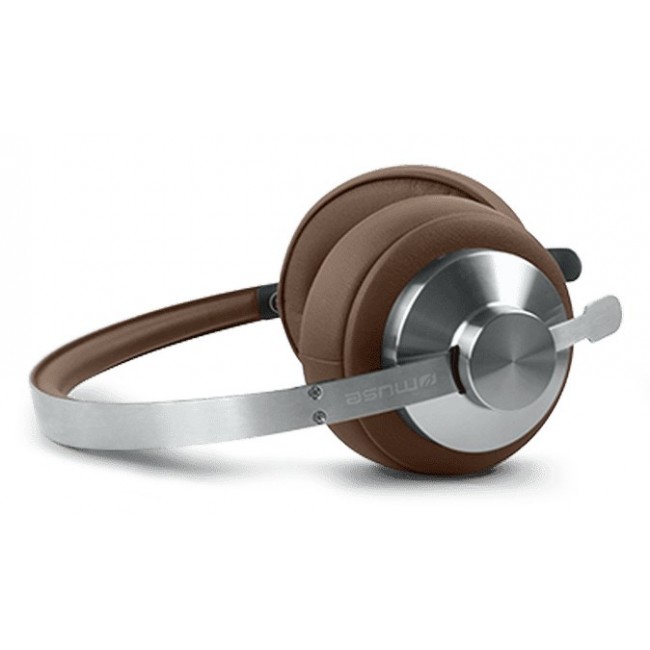 Muse M-298 SBR headphones/headset Wired & Wireless Head-band Calls/Music Bluetooth Brown, Silver