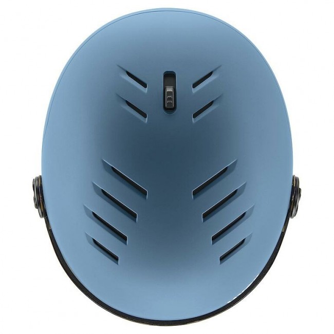 Uvex Skihelm wanted visor Stone colour, Blue