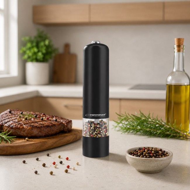 Esperanza EKP001K Black pepper mill