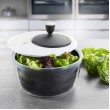 GEFU Rotare salad spinner Black, White Crank/handle