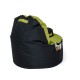 Sako bag pouffe Coffee black-olive XXL 120 x 80 cm