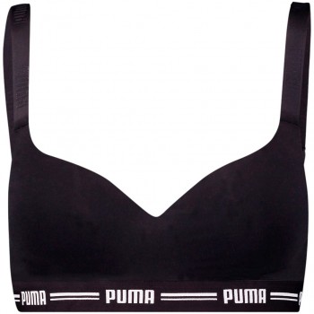 Puma Padded Top 1P Hang Women's Sports Bra black 907863 04 L