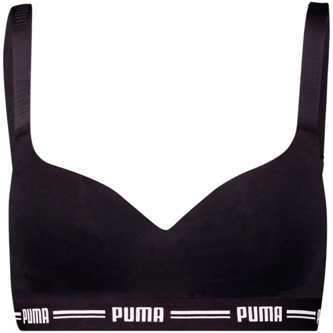 Puma Padded Top 1P Hang Women's Sports Bra black 907863 04 L