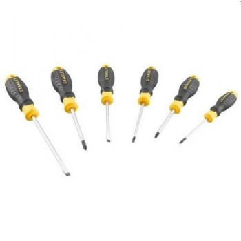 ST. SCREWDRIVERS 6pcs. C/GRIP (4P +2PH)