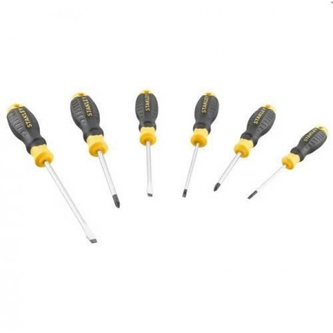 ST. SCREWDRIVERS 6pcs. C/GRIP (4P +2PH) ST. SCREWDRIVERS 6pcs. C/GRIP (4P +2PH)