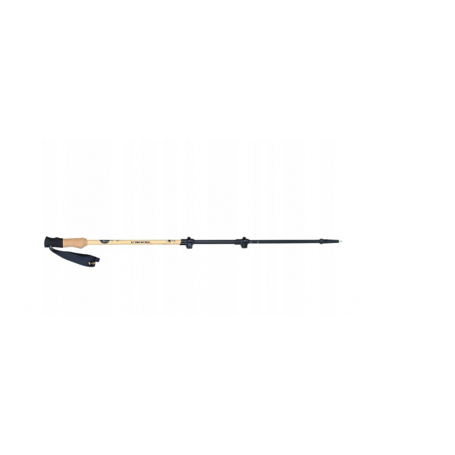 Viking Bamboo Pro Trekking Poles Brown 65-135