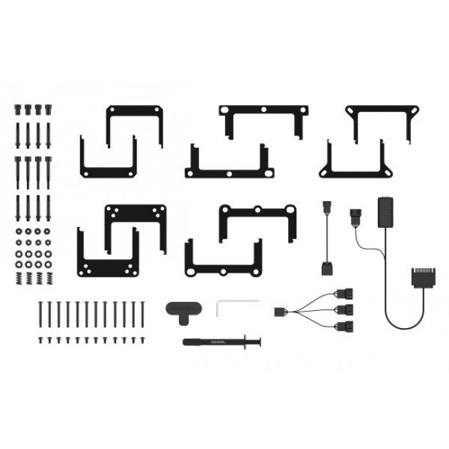 Alphacool 13074 computer cooling system Processor All-in-one liquid cooler 12 cm Black 1 pc(s)