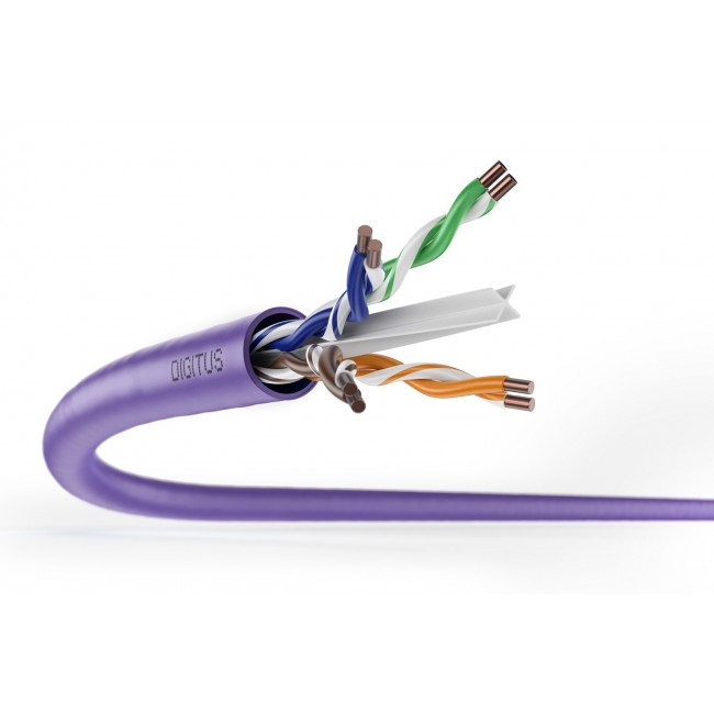 Digitus Cat.6 U/UTP installation cable, 100 m, simplex, Dca-s2,d2,a1