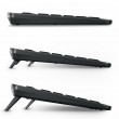 CHERRY Stream ultimate keyboard Home/Office USB + RF Wireless + Bluetooth QWERTZ German Black