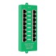 Extralink Gigabit PoE Injector 8 Port Active, 8 ports Gigabit 802.3at/af, Mode A