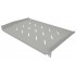 1U 350mm Rack 19 Shelf, 2 Mounting Points, Perforated, Grey
