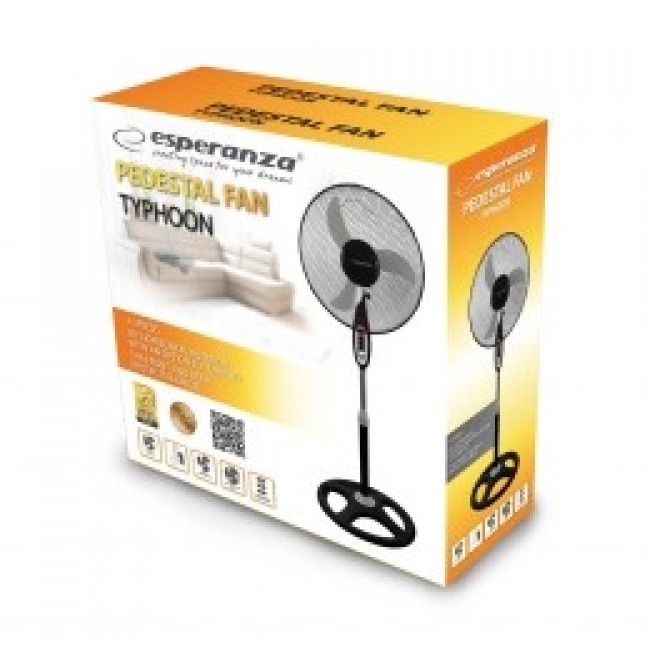 Esperanza EHF002KE household fan Black Esperanza EHF002KE household fan Black