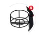 Huzaro Hero 5.0 computer desk Black, Red Huzaro Hero 5.0 computer desk Black, Red