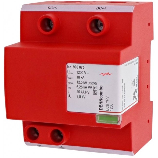Surge arrester DC DEHNcombo YPV for PV systems 120