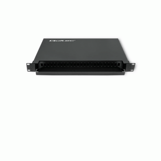 Qoltec 54480 Fiber optic switch board on sliding ODF rail | 24 ports | SC / SX Qoltec 54480 Fiber optic switch board on sliding ODF rail | 24 ports | SC / SX