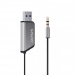 Savio TR-16 Transmitter AUX adapter with hands-free function, Bluetooth 5.3, Google Assistant/Siri Savio TR-16 Transmitter AUX adapter with hands-free function, Bluetooth 5.3, Google Assistant/Siri