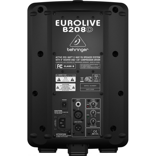 Behringer EUROLIVE B208D Public Address (PA) speaker 2-way Behringer EUROLIVE B208D Public Address (PA) speaker 2-way