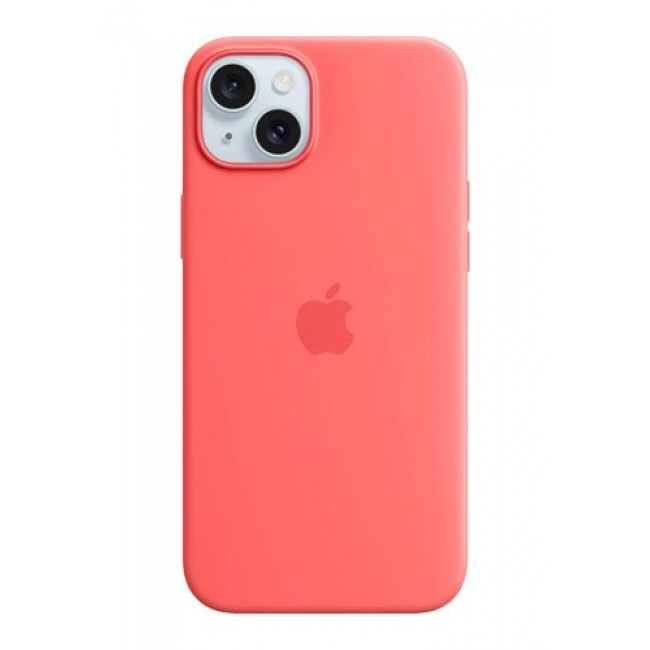 Apple iPhone 15 Plus Silicone Case with MagSafe - Guava Apple iPhone 15 Plus Silicone Case with MagSafe - Guava