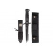 Mil-Tec German Combat Knife Black 2000 steel 440