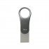 Silicon Power Mobile C80 USB flash drive 16 GB USB Type-A / USB Type-C 3.0 (3.1 Gen 1) Titanium
