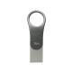 Silicon Power Mobile C80 USB flash drive 16 GB USB Type-A / USB Type-C 3.0 (3.1 Gen 1) Titanium