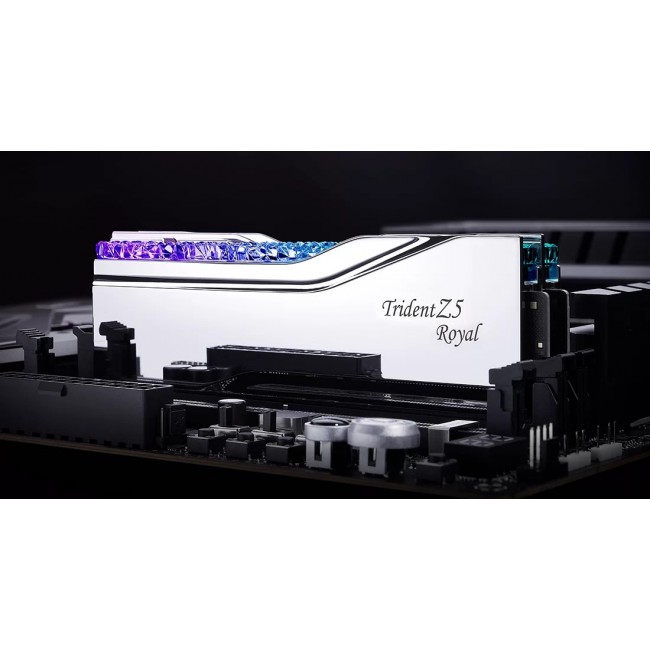 G.Skill Trident Z5 Royal F5-7600J3646G16GX2-TR5S memory module 32 GB 2 x 16 GB DDR5 7600 MT/s G.Skill Trident Z5 Royal F5-7600J3646G16GX2-TR5S memory module 32 GB 2 x 16 GB DDR5 7600 MT/s
