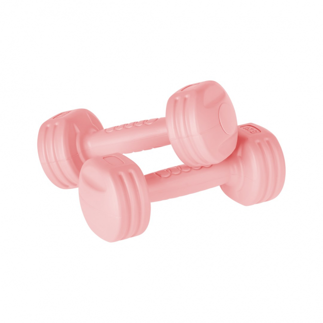 REBEL ACTIVE Bitumen dumbbell set 20kg (2x1kg + 2x2kg + 2x3kg + 2x4kg)