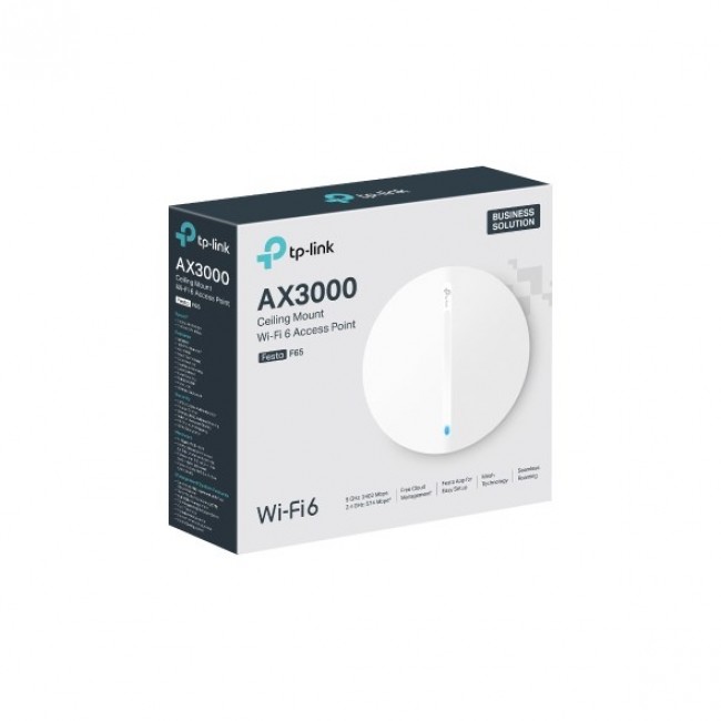 TP-Link Festa F65 3000 Mbit/s White Power over Ethernet (PoE) TP-Link Festa F65 3000 Mbit/s White Power over Ethernet (PoE)